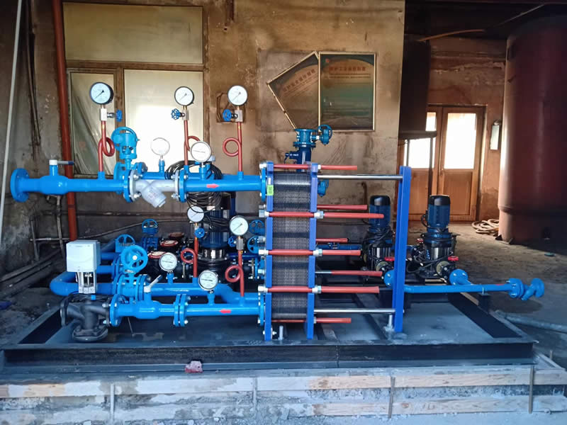 耐高温小型板式换热机组